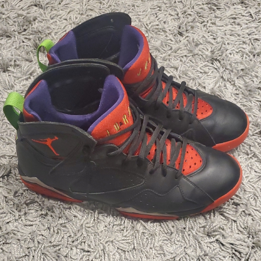 Air Jordan Black and Red Sneakers